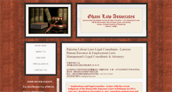 Desktop Screenshot of ghanilaw.com