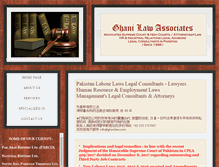 Tablet Screenshot of ghanilaw.com